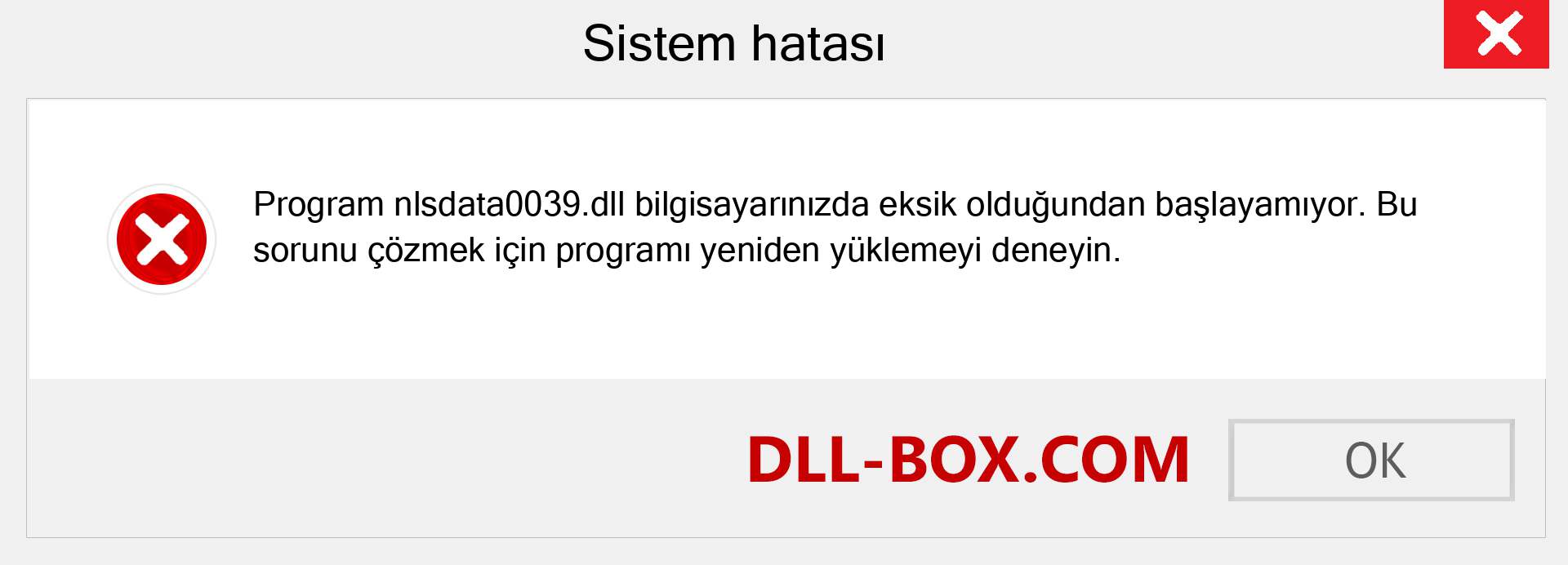 nlsdata0039.dll dosyası eksik mi? Windows 7, 8, 10 için İndirin - Windows'ta nlsdata0039 dll Eksik Hatasını Düzeltin, fotoğraflar, resimler